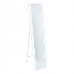 Miroir sur pied en plastique 157X37cm CLASS - Blanc
