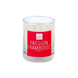 Bougie parfumée en pot 190g ÉLÉA - Passion & Framboise