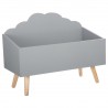 Coffre nuage - Gris