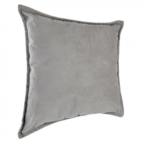 Coussin déhoussable 45X45cm LILOU - Gris clair