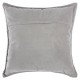 Coussin déhoussable 45X45cm LILOU - Gris clair