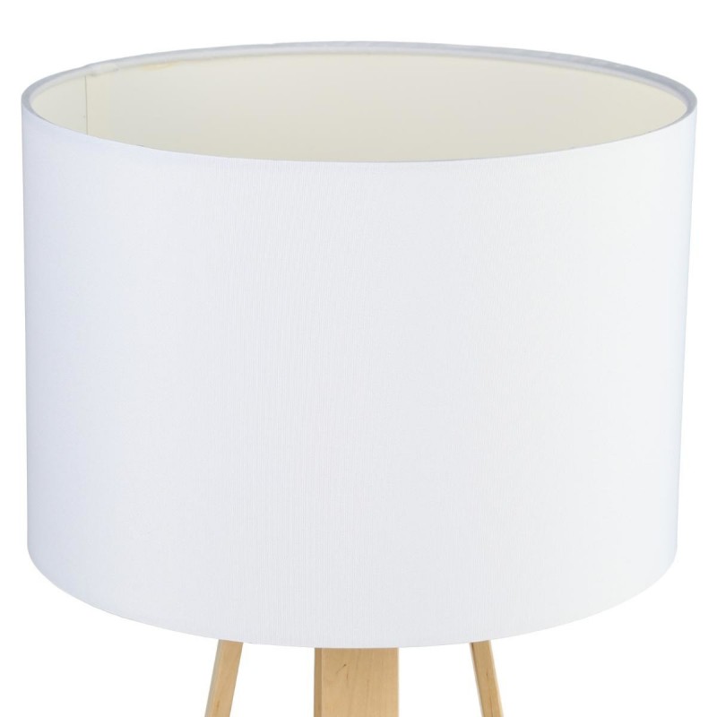 Lampe sur pieds en bois H47,5cm MOLU Blanc Veo shop Lampe sur pieds en bois H47,5cm MOLU Blanc Veo shop