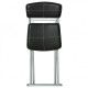 Chaise pliante en PVC - Noir