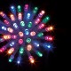 Guirlande 200 LED multicolore de 20m - Fil transparent