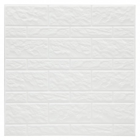 2 Stickers carrelage mur blanc 30X30cm - Blanc