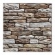 2 Stickers carrelage mur taupe 30X30cm - Taupe