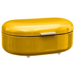 Boîte à pain en métal RÉTRO COLORS - Jaune