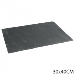 Assiette ardoise rectangle 30X40cm - Noir