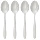 Lot de 4 cuillères à soupe en inox NEVIS - Argent