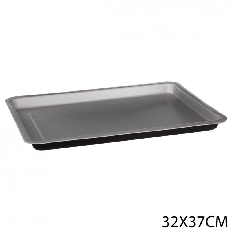 Plaque de cuisson rectangle 37x32cm en métal SIGNATURE - Noir - Veo shop