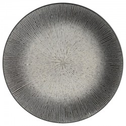 Assiette plate D27cm ATELIER - Gris