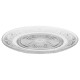 Assiette plate D29cm RENAISSANCE - Transparent