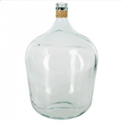 Vase en verre recyclé H56cm DAME JEANNE, ÉTÉ INDIEN - Transparent