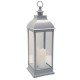 Lanterne antique à LED H71cm - Gris