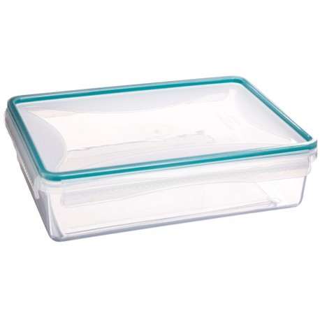 Boîte rectangle en plastique 2,16L CLIP EAT - Bleu