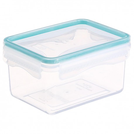 Boîte rectangle en plastique 0,73L CLIP EAT - Bleu