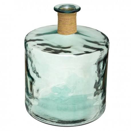 Vase épaule en verre recyclé H45cm - Vert