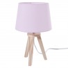 Lampe pour enfant à 3 pieds en bois ATTRAPE RÊVES - Rose