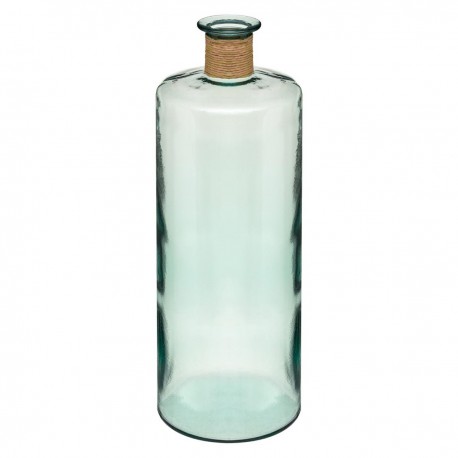 Vase épaule en verre recyclé H75cm - Vert
