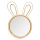 Miroir lapin en bambou WILD - Beige