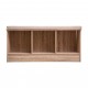 Banc en bois avec 3 cases MIX'nMODUL - Bois naturel