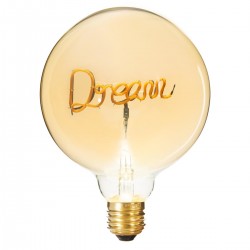 Ampoule déco DREAM D12,5cm - Ambre