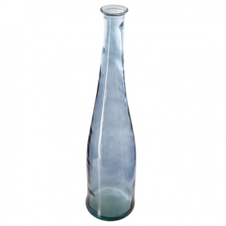 Vase long en verre recyclé H80cm - Orage