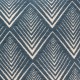 Housse de coussin en chenille motif géométrique 40X40cm - Bleu