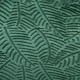 Plaid feuilles en flanelle 3D 125X150cm THE COLONIAL FACTORY - Vert