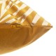 Coussin en velours détail doré 30X50cm TROPIC - Ocre