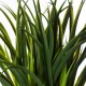 Plante verte artificielle en pot en ciment H70cm - Taupe