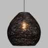 Suspension en papier H34cm MONA - Noir