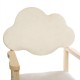 Chaise à dossier nuage pour enfant DOUCEUR LUNAIRE - Beige
