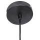 Suspension cône en métal D19,5cm - Noir