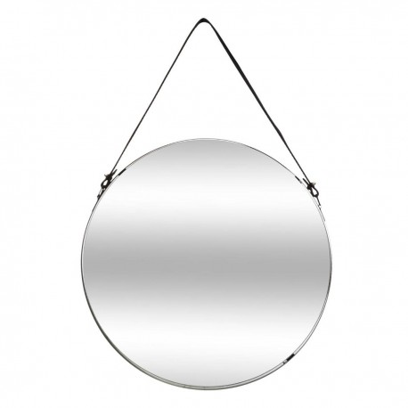 Miroir rond en métal D38cm BELT - Noir