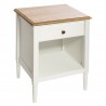 Table de chevet SOLEN, POÉSIE À L'ANGLAISE - Blanc