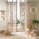 Rideau fil en macramé 200X90cm RITUALITY - Beige