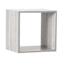 Étagère cube en bois MIX'nMODUL - Gris