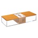 Boîte rectangle L25cm couvercle en bambou SELENA - Transparent
