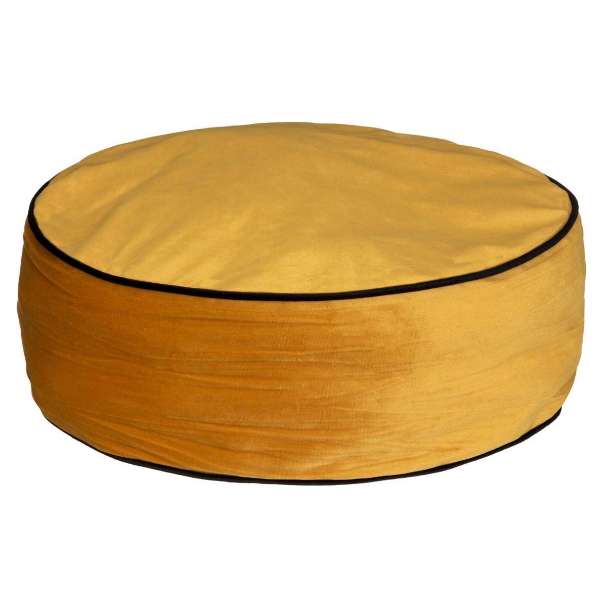 Coussin de sol rond D8cm ARTY STUDIO - Ocre - Veo shop Coussin de sol rond D8cm ARTY STUDIO - Ocre - Veo shop