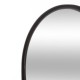 Miroir arrondi sur pied en métal H140cm - Noir