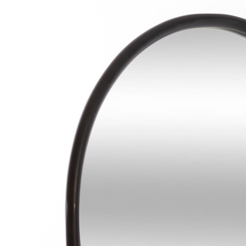 Miroir arrondi sur pied en métal H140cm - Noir - Veo shop