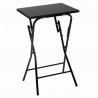 Table pliante 48X38cm BASIC - Noir