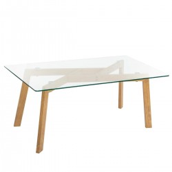 Table basse 110X60cm TAHO - Transparent