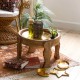 Table à café en bois de manguier D51cm ROMANCE GYPSY - Marron