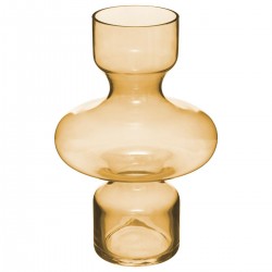 Vase en verre H29cm ARTY STUDIO - Ambre