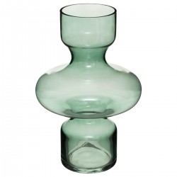 Vase en verre H29cm ARTY STUDIO - Vert d'eau