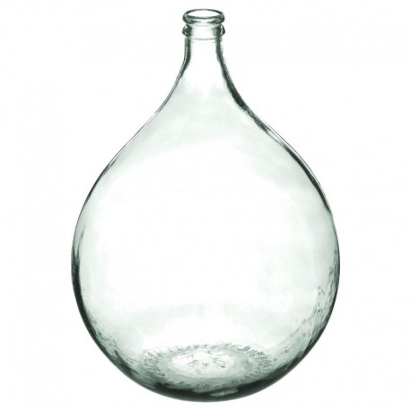 Vase en verre recyclé H56cm DAME JEANNE - Transparent