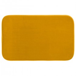 Tapis de salle de bain mémoire de forme 50X80cm - Jaune moutarde