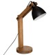 Lampe en bois de pin H56cm THE CUBA FACTORY - Marron et noir